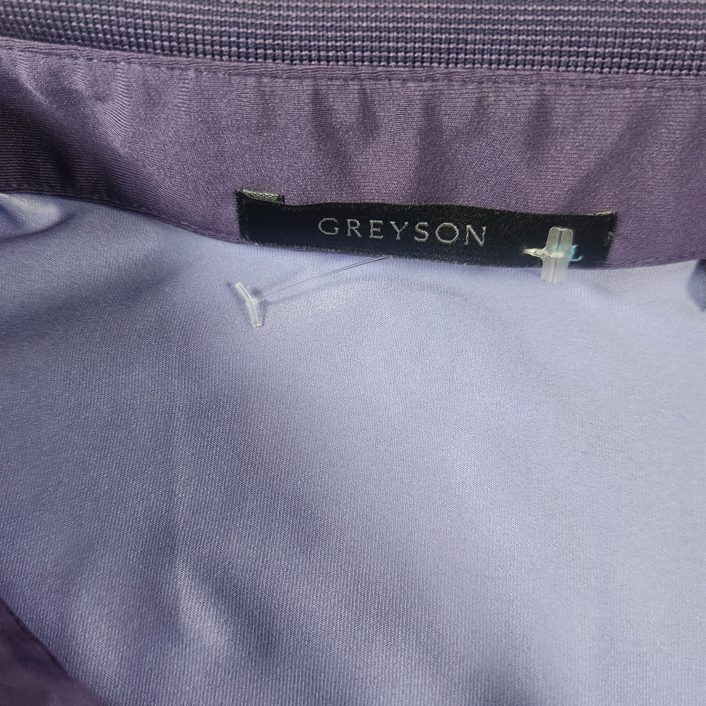 Greyson Golf Polo Shirt Men's XL Purple Octopaisley Print - Picture 2 of 8